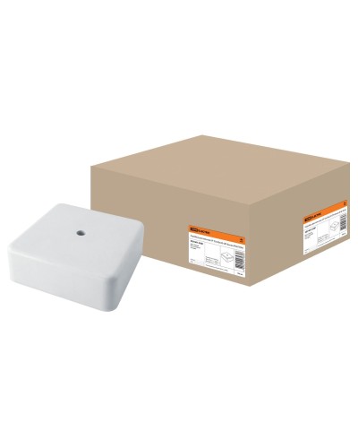 Коробка КР 50х50х20 ОП белая, IP40 (SQ1401-0201). Распаячная коробка. TDM ЕLECTRIC в Арзамасе