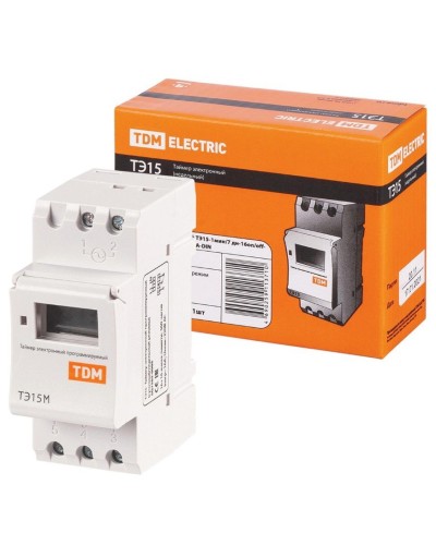 ТЭ15М-1мин/7дн-32on/off-30А-DIN TDM (SQ1503-0037). Таймер электронный. TDM ЕLECTRIC в Арзамасе