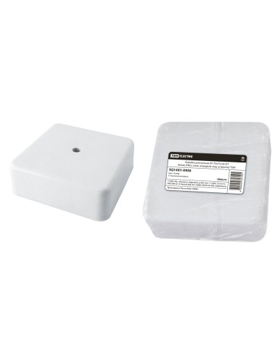 Коробка КР 75х75х28 ОП белая, IP40, с клеммной колодкой (SQ1401-0906). Распаячная коробка. TDM ЕLECTRIC в Арзамасе