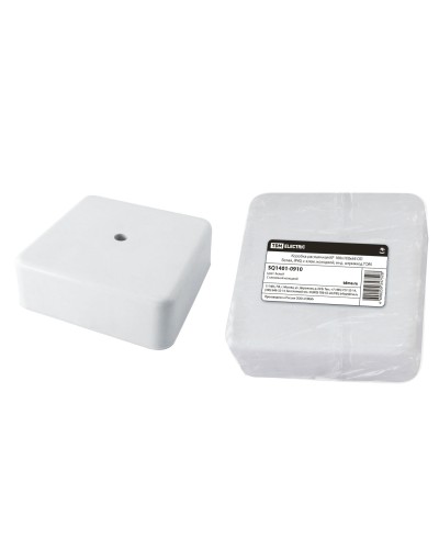 Коробка КР 100х100х44 ОП белая, IP40, с клеммной колодкой (SQ1401-0910). Распаячная коробка. TDM ЕLECTRIC в Арзамасе