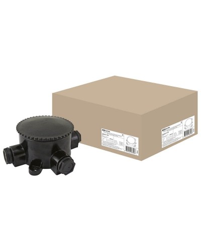 КЭМ 2-660-3 ОП D95мм IP65, 3-х рожковая (карболит) TDM (SQ1401-1101). Коробка электромонтажная. TDM ЕLECTRIC в Арзамасе