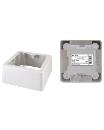 Коробка установочная ОП 85х85х42мм, 1-местная, подъемная, белая, IP20 TDM (SQ1401-0232). Коробка установочная ОП. TDM ЕLECTRIC в Арзамасе