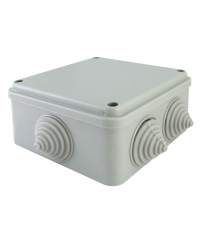 Коробка ОП 100х100х50мм, крышка на винтах, IP55, 6 вх. (SQ1401-1234). Распаячная коробка. TDM ЕLECTRIC в Арзамасе
