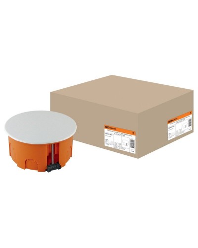 Распаячная коробка СП D80х40мм, крышка, пл. лапки, IP20, TDM (SQ1403-1025). Распаячная коробка СП. TDM ЕLECTRIC в Арзамасе
