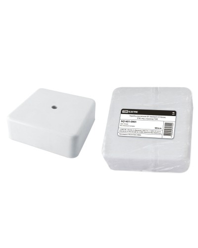 Коробка КР 50х50х20 ОП белая, IP40 (SQ1401-0901). Распаячная коробка. TDM ЕLECTRIC в Арзамасе