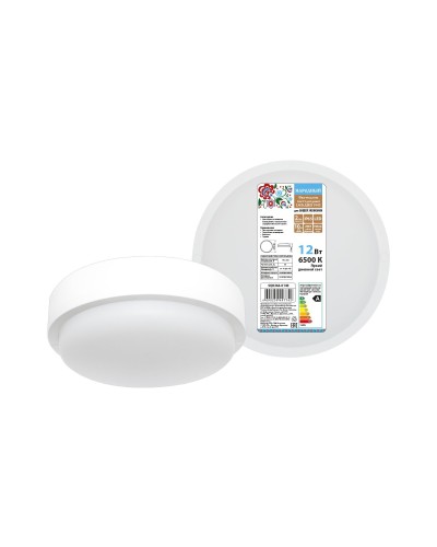 ДПП 3901 12Вт 6500К IP65 белый круг (SQ0366-0140). Светодиодный светильник LED. TDM ЕLECTRIC в Арзамасе