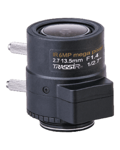 TR-L6M2.7D2.7-13.5IR. Объектив мегапиксельный с автоматической диафрагмой (АРД). Trassir в Арзамасе