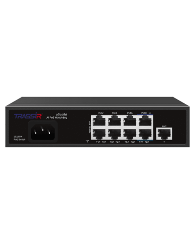 TR-NS1109-120-8PoE. Коммутатор с PoE. Trassir в Арзамасе