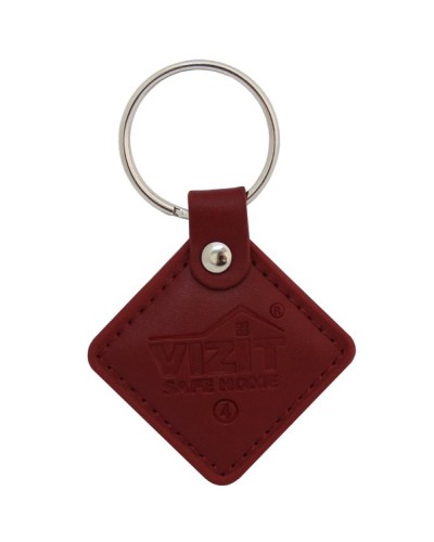 VIZIT-RF2.2 (Red). Брелок proximity кожаный. VIZIT в Арзамасе