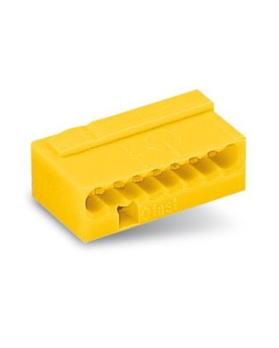WAGO 243-508 Клемма MICRO 8-проводная желтая. Клемма для распределительных коробок. WAGO в Арзамасе