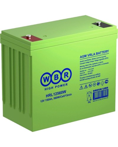 WBR HRL12560W. Аккумулятор герметичный свинцово-кислотный. WBR в Арзамасе