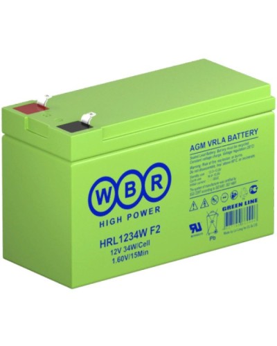 WBR HRL1234W F2. Аккумулятор герметичный свинцово-кислотный. WBR в Арзамасе