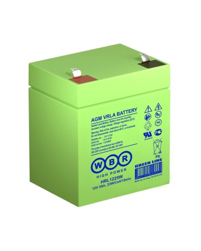 WBR HRL1225W. Аккумулятор герметичный свинцово-кислотный. WBR в Арзамасе