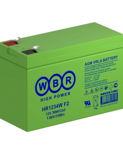WBR HR1234W F2. Аккумулятор герметичный свинцово-кислотный. WBR в Арзамасе