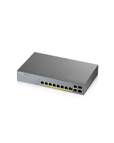 GS1350-12HP-EU0101F. Коммутатор сетевой PoE управляемый L2. ZYXEL в Арзамасе