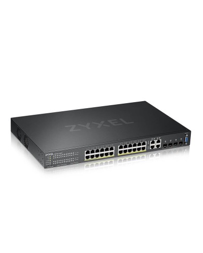 GS2220-28HP-EU0101F. Гибридный L2 коммутатор PoE+. ZYXEL в Арзамасе