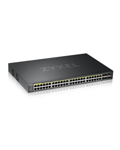 GS2220-50HP-EU0101F. Коммутатор гибридный L2 PoE+ rack 19. ZYXEL в Арзамасе