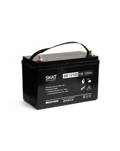 SKAT SB 12100 (2542). Аккумулятор герметичный свинцово-кислотный. Бастион в Арзамасе