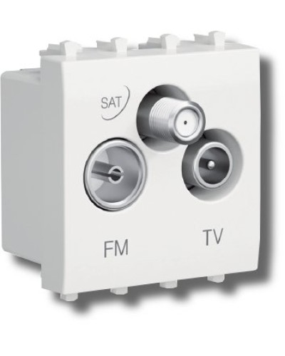 Розетка TV-FM-SAT Avanti 1 модуль черный квадрат (4402532): Розетка TV-FM-SAT в Арзамасе