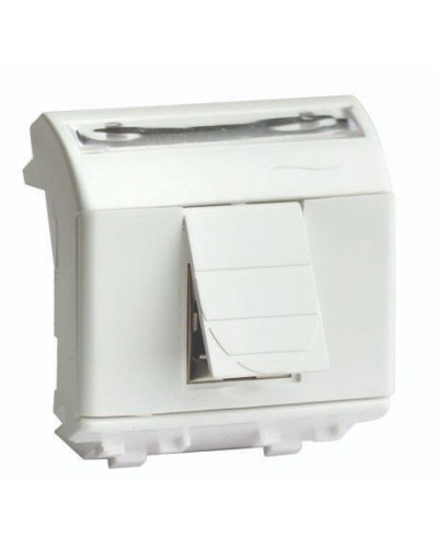 Розетка RJ-45 Brava 2 модуля слоновая кость (75450S): Розетка компьютерная с двумя разъёмами в Арзамасе