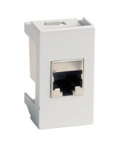 Розетка RJ-45 Viva 1 модуль серая (45138): Розетка компьютерная с одним разъёмом в Арзамасе