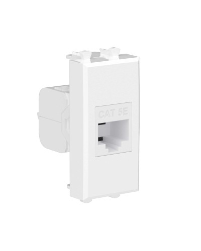 Розетка RJ-45 Avanti 1 модуль белое облако (4400661): Розетка компьютерная, без шторки модульная, кат.5е в Арзамасе