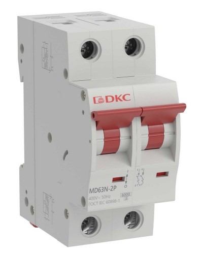 YON max MD63N 2P 6А 6кА C (MD63N-2PC6). Автоматический выключатель. ДКС в Арзамасе