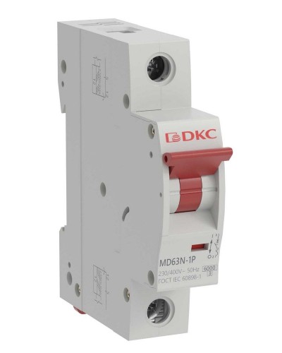 YON max MD63N 1P 6А 6кА C (MD63N-1PC6). Автоматический выключатель. ДКС в Арзамасе