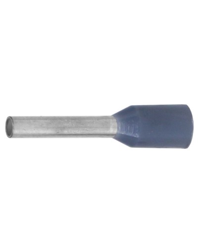 Наконечник-гильза НШВИ 0.75-12, серый (100 шт) (IF0.75-12GR). Наконечник-гильза с изолированным фланцем. ДКС в Арзамасе