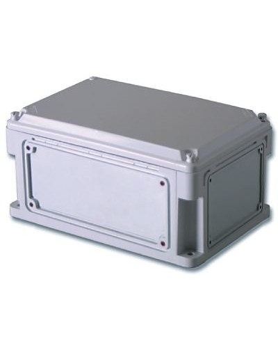 Корпус RAM box 400х200х146, высота крышки 21 мм, IP67 (542210). Корпус с фланцами и непрозрачной крышкой, без монтажной платы. ДКС в Арзамасе