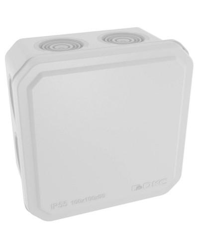 Коробка ответвительная с кабельными вводами IP55, 100х100х50 (53800). Коробка ответвительная. ДКС в Арзамасе