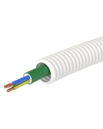 Труба ПЛЛ D20 + ППГнг(А)-HF 3х1,5 (ГОСТ+) (8L82050HF). Гофрошланг с кабелем. ДКС в Арзамасе