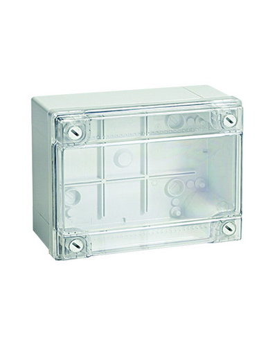 Коробка ответвительная с гладкими стенками IP56, 300х220х120 (54320). Коробка ответвительная с гладкими стенками и прозрачной крышкой. ДКС в Арзамасе