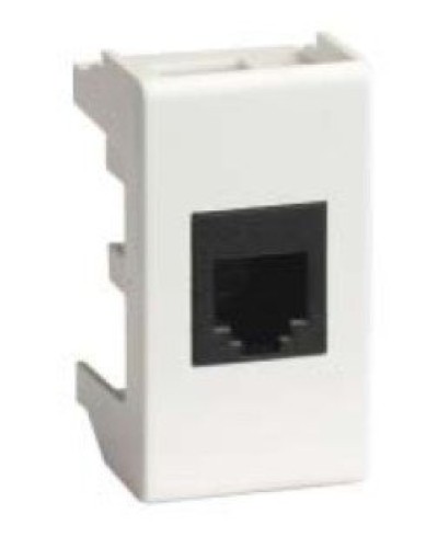 Розетка RJ-45 Viva 1 модуль белая (45038): Розетка компьютерная с одним разъёмом в Арзамасе