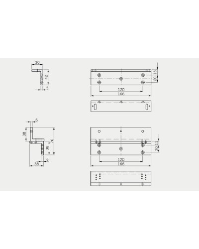 L+Z кронштейн для EMC 1200 ALH. L+Z кронштейн для EMC 1200 ALH. dormakaba в Арзамасе