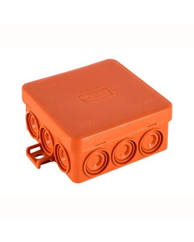 Коробка JBL085 85х85х38, 12 вых., 8P (0,15...2,5мм²) 43355HF: Коробка монтажная, огнестойкая, без галогена в Арзамасе