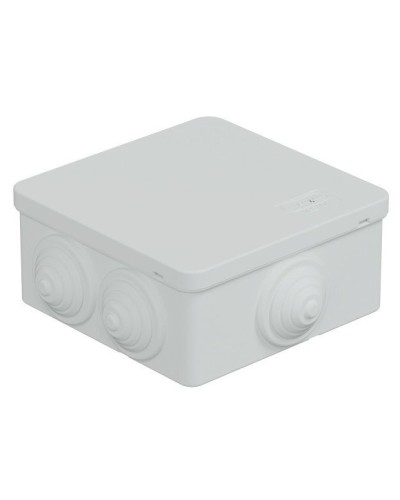 Коробка JBS101 100х100х55, 6 вых., IP55, белая (44037W-1). Коробка монтажная. Экопласт в Арзамасе