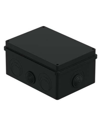 Коробка JBS210 210х150х100, 8 вых., IP55, черная (44016BL-1). Коробка монтажная. Экопласт в Арзамасе