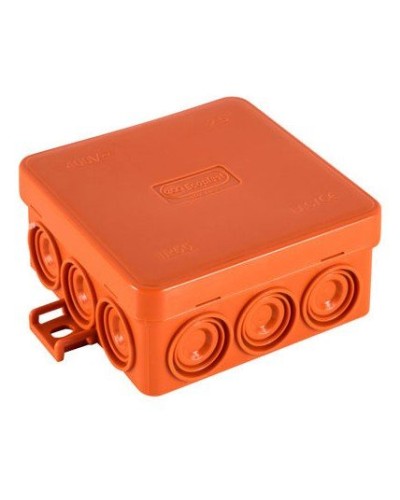 Коробка JBL085 85х85х38, 12 вых., 4P (0,15...6мм²) (43755HF): Коробка монтажная, огнестойкая, без галогена в Арзамасе