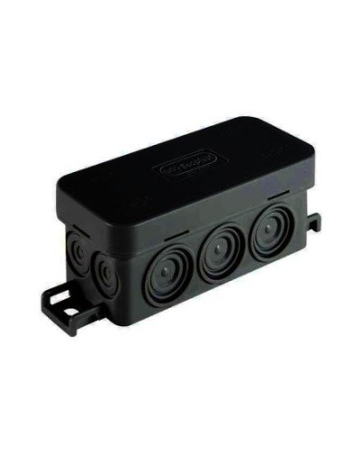 Коробка JBL090 90х42х40, 10 вых., IP55, черная (44055BL-1). Коробка монтажная. Экопласт в Арзамасе
