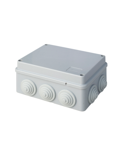Коробка JBS150 150х110х70, 10 вых., IP55, серая (44009). Коробка монтажная. Экопласт в Арзамасе