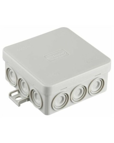 Коробка JBL085 85х85х38, 12 вых., 8P (0,15...2,5мм²) серая (43355HF-GR). Коробка монтажная, огнестойкая, без галогена. Экопласт в Арзамасе