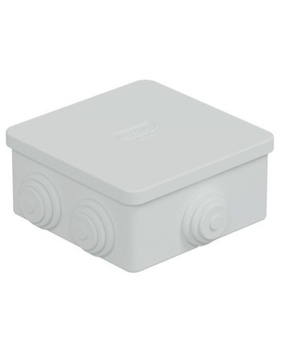 Коробка JBS080 85х85х40, 6 вых, IP44, белая (44006W-1). Коробка монтажная. Экопласт в Арзамасе