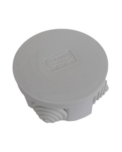 Коробка 3001 D70x36, 4 вых, IP55, серая (44001). Коробка монтажная. Экопласт в Арзамасе