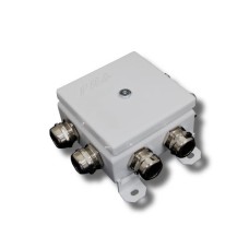 КМ-О (12к)-IP66-120х120, четыре ввода: Коробка монтажная огнестойкая