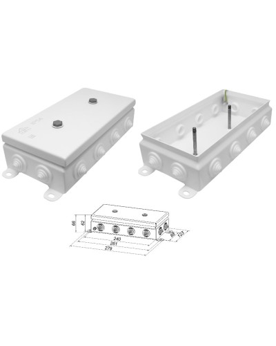 КМ IP55-1224. Коробка монтажная электротехническая. Гефест в Арзамасе