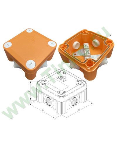 КМ-О-1010(П)(8к)-IP55: Коробка монтажная огнестойкая в Арзамасе