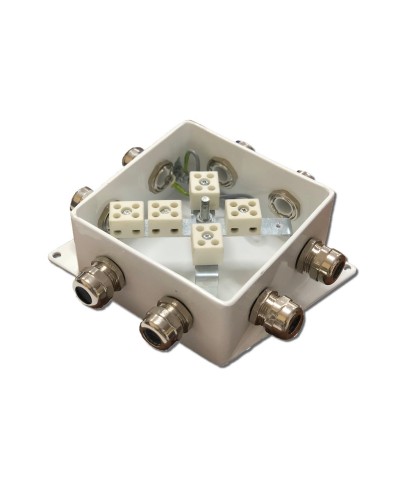 КМ-О (10к*6,0)-IP66-120х120, четыре ввода. Коробка монтажная огнестойкая. Гефест в Арзамасе