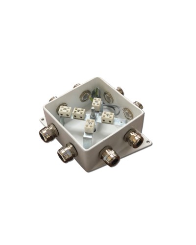 КМ-О (10к)-IP66-120х120, восемь вводов: Коробка монтажная огнестойкая в Арзамасе