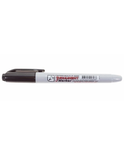 Маркер перманентный Crown «Multi Marker Super Slim» 1 мм, черный, пулевидный (08-8001): Ручка для маркировки в Арзамасе